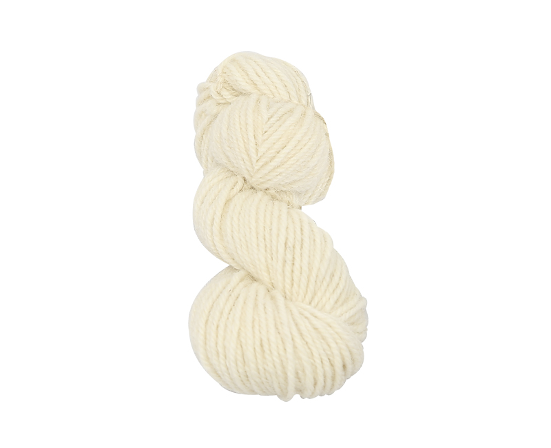 Which is a natural fiber yarn which can be manufactured to look like the appearance